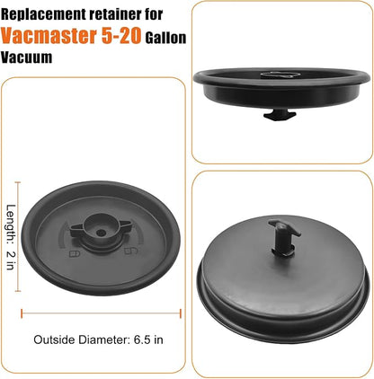 Retainer Cover Cap Fits Selected Vacmaster 5-20 Gallon, fits All Hart Vacuum - Image 2