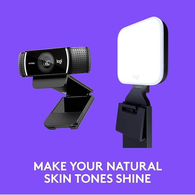 Logitech C922x Pro for Creators Litra Glow - The Ultimate Solution for a Professional Look During Video-Calls