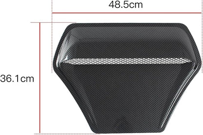 Car Hood Engine Air Outlet Vent Cover Trim Air Flow Intake Cover Trim Compatible - Image 3