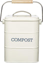 KitchenCraft Living Nostalgia Kitchen Compost Bin, 16.5 x 12 x 24 cm, Antique by KitchenCraft
