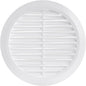 White 5" Inch Round Ventilation Grille by Unknown