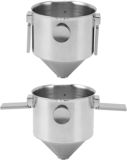 Portable Pour Over Coffee Maker Stainless Steel Reusable Cone Coffee Dripper - Image 7