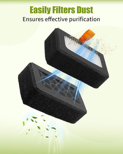 2PCS Air Filter Fit for Bambu Lab X1C X1 P1S 3D Printers, - Image 4