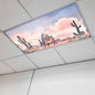 Fluorescent Light Covers for Drop Ceiling Watercolor Running Horse Cactus by Unknown