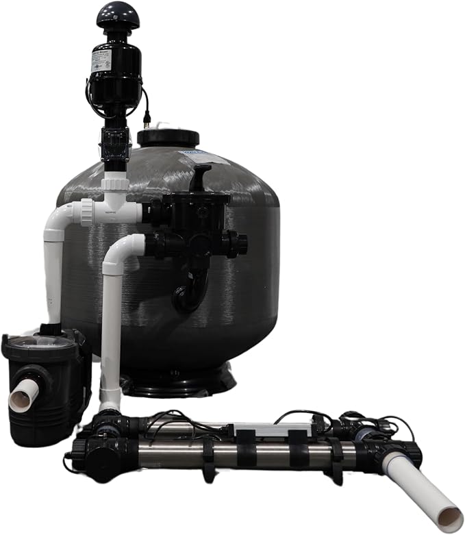 HALF OFF PONDS Simply Clear PRO Koi Pond Filter System: 2HP Blower, 160 watt UV by HALFOFFPONDS