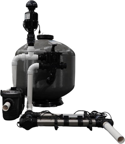 HALF OFF PONDS Simply Clear PRO Koi Pond Filter System: 2HP Blower, 160 watt UV by HALFOFFPONDS