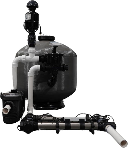 HALF OFF PONDS Simply Clear PRO Koi Pond Filter System: 2HP Blower, 160 watt UV by HALFOFFPONDS