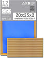 20x25x2 Air Filter Comparable to MPR 100 Basic Economy Furnace Filters by AIRXFILTERSWICKEDCLEANAIR