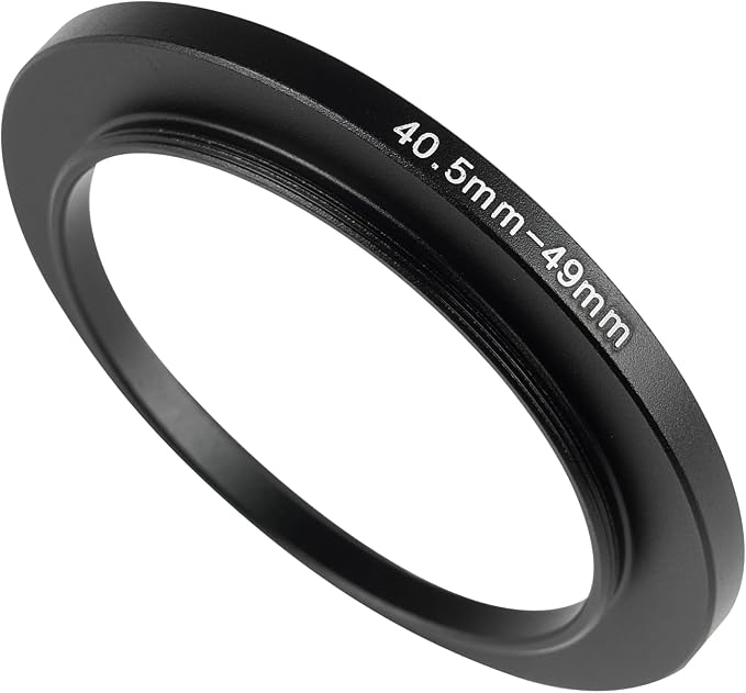 40.5-49mm Metal Step-Up Ring Adapter Compatible by Unknown