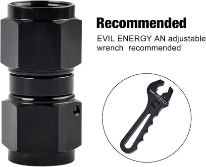 EVIL ENERGY 6AN Female to 6AN Female Straight Swivel Coupler Union Fitting - Image 4