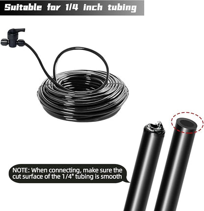 5 Pack Quick Connect 1/4" Drip Irrigation Shut Off Valve, Universal Drip - Image 5