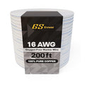 GS Power 200 Ft Duplex Marine Wire, 16 Gauge Wire, Oxygen-Free Tinned Copper 16 AWG Electrical Boat Wiring, Sheathed Copper Marine Grade Electrical Cable for Boat Automotive RV Camper Trailer