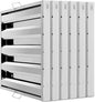 Hood Filters 430 Stainless Steel 19.5W x 19.5H Inch, 4 Grooves Commercial Hood by GCCSJ