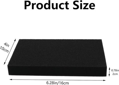 6PCS Aquarium Biofiltration Sponge 6.28x4x0.78 inches Fish Tank Filtration - Image 2