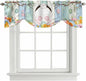 Easter Tie Up Valance Curtains for Windows, Kitchen Curtains Window Shades by Unknown