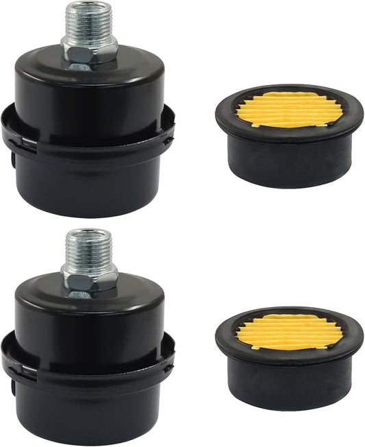 2 Pcs Air Compressor Silencer, 3/8" Thread Air Compressor Intake Filter 16mm by Unknown