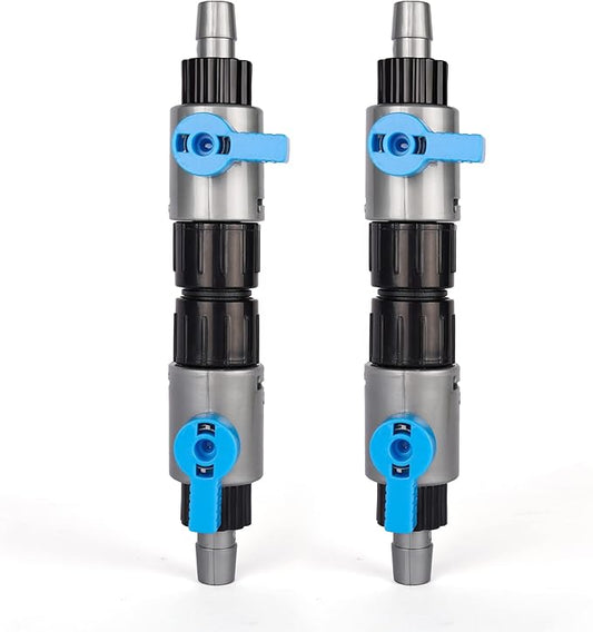 LANDEN Double Tab Connector for Aquarium, Canister Filter Hose Connector by Landen