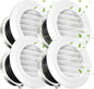 Soffit Vents 6 Inch, Round Exhaust Air Vent Cover by Unknown