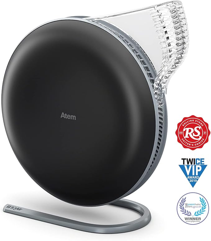 IQAir Atem Desk Air Purifier for Home, Small Room up to 150 sq ft, HyperHEPA - Image 3