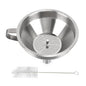 Stainless-Steel Funnel Resin Filter Cup by Unknown