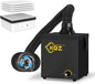 KQZ-B1 Solder Fume Extractor, 168m³/h Strong Suction Smoke Extractor, 5*Thick by CleartheAirClearYourMind