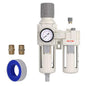 AIRZOE 3/4" NPT Compressed Air Filter Regulator Lubricator Combo, Air by AIRZOE