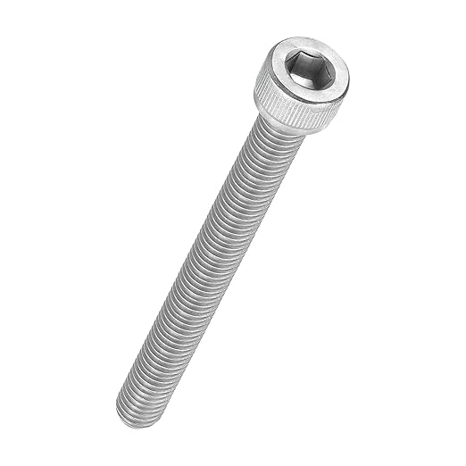 Kozelo 5pcs Socket Head Cap Screws - [M8-1.25 x 85mm] 304 Stainless Steel Allen Socket Drive for Electrical Motor 3D Printing Fan Engine Replacement Use, Silver