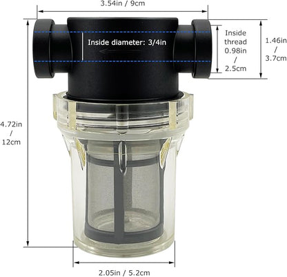 3/4" Female NPT in-Line Strainer - Image 2