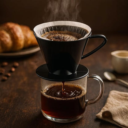Fino Pour-Over Coffee Brewing Filter Cone, Number 2-Size, Brews 2 to 6-Cups - Image 6
