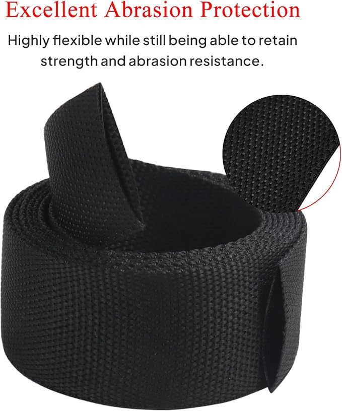 Sonoreboom 2 in 1 Heat Shrink Braided Sleeving Fabric Tubing-Ideal fit Irregular Shape Hose/Cable/Wire (1"(25mm), 14FT)