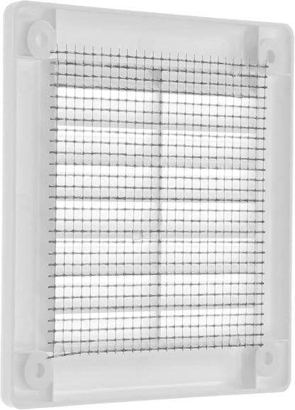 Vent Systems 3" x 3" White Plastic Soffit Vent Cover - Image 9
