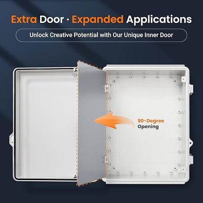 QILIPSU Waterproof Junction Box IP67 Outdoor Plastic Electrical Project - Image 3