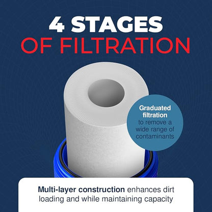 American Made, 5 Micron 10 x 2.5 Sediment Filter - Image 4