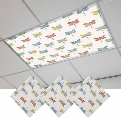Fluorescent Light Covers for Ceiling Lights Watercolor Dragonfly Magnetic Light by Home+L6