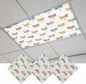 Fluorescent Light Covers for Ceiling Lights Watercolor Dragonfly Magnetic Light by Home+L6