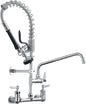 Fapully Commercial Kitchen Faucet, Wall Mount Kitchen Sink Faucet by Fapully