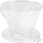 Rengue Transparent Reusable Coffee Filter, Cone Shape, Dishwasher Safe by Rengue