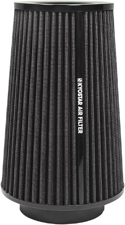 Universal 3/3.5/4" High-Flow Air Filter, Reusable Cone Cold Air Intake - Image 3