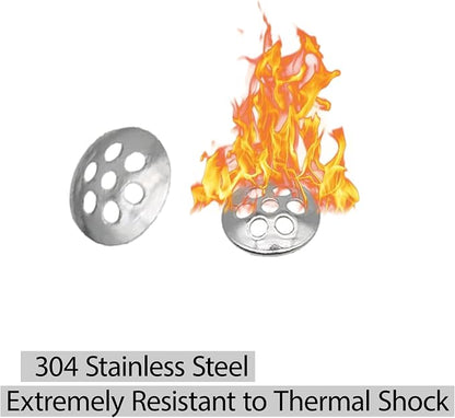 30Pcs 0.3”/8mm Pipe Screen Filters, Stainless Steel Concave Honeycomb Screens - Image 5