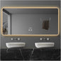 Illuminated LED Bathroom Mirror，Smart Lighted Bathroom Mirror by ZXCASDF