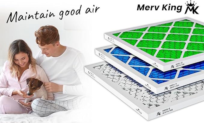 MervKing 20x25x2 Air Filter Actual Size: 19.7" x 24.7" x 1.75" MERV 11 MPR - Image 7