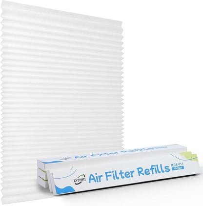 5 Pack 20x25x1 MERV 11 Air Filter Refills, Replaceable Filter Media only by LYJHKJ