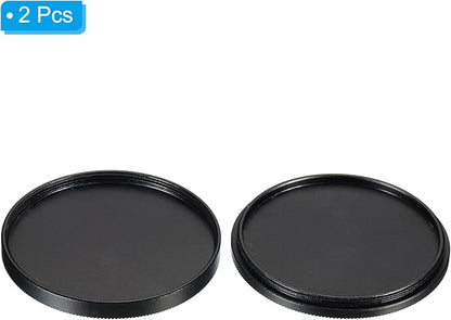 PATIKIL 49mm Lens Cap, 2 Pack Camera Lens Cap Cover Universal Front Metal Lens - Image 3