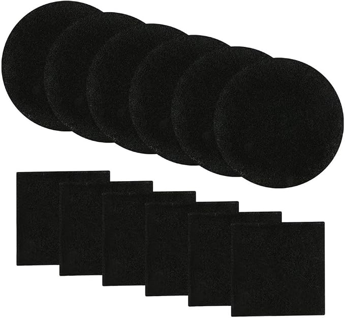 Abakoo Compost Bin Filters, 12 Pack, Activated Carbon Filters by Abakoo