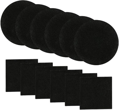 Abakoo Compost Bin Filters, 12 Pack, Activated Carbon Filters by Abakoo