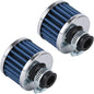 PTNHZ Universal 2 PCS 12mm Auto Cone Mini oil Air Intake Filter Crankcase Vent by PTNHZ+RACING