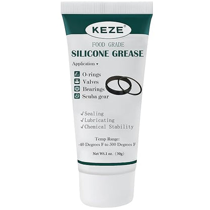 KEZE Waterproof Food Grade Silicone Lubricant Plumbers Grease by KEZE