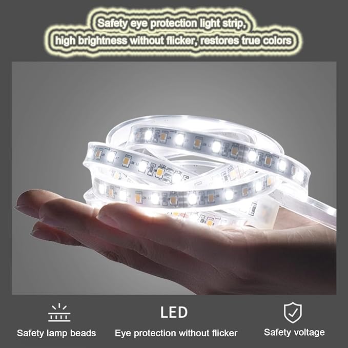 Illuminated LED Bathroom Mirror，Smart Lighted Bathroom Mirror - Image 4