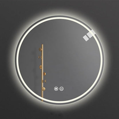 3 Colors LED Bathroom Mirror, Lighted Bathroom Makeup Wall Mounted Mirror by Unknown