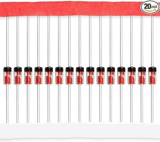 Chanzon 1N34A 1N34 Schottky Diode 50mA 65V DO-35 IN34A IN34 Axial by Chanzon